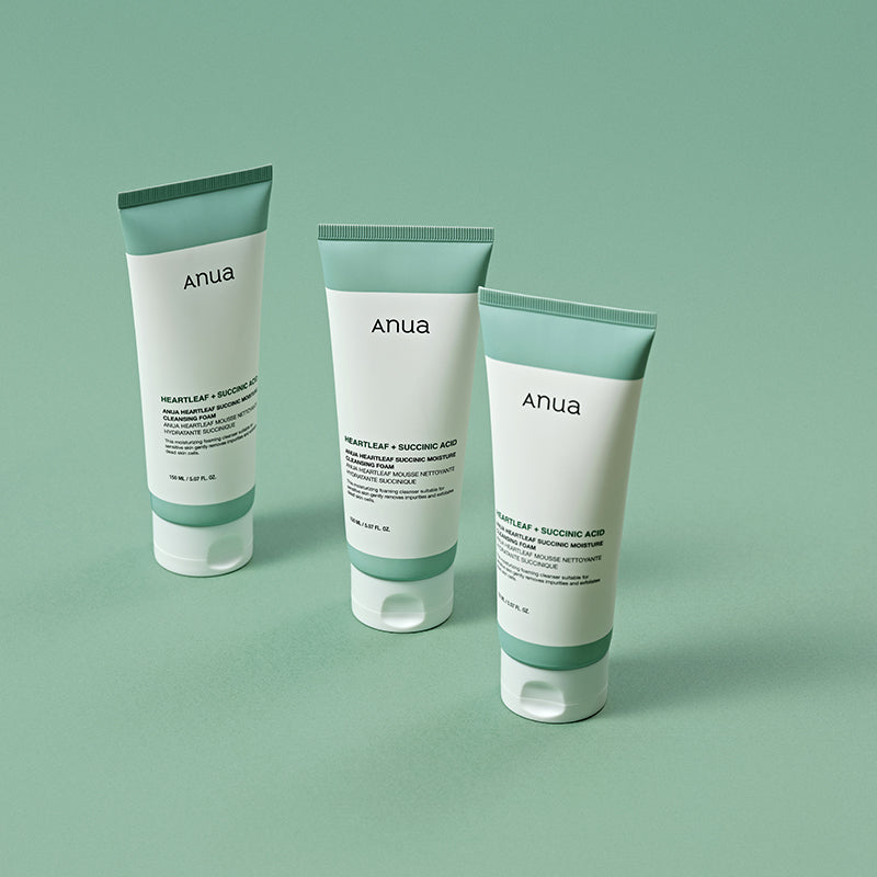 Anua HEARTLEAF SUCCINIC CLEANSING FOAM 150ML