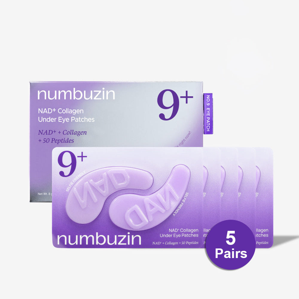 NUMBUZIN No.9 NAD+ COLLAGEN UNDER EYE PATCHES 5 PAIRS