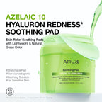 ANUA SOOTHING PAD AZELAIC 10+ HYALURON 90 PADS