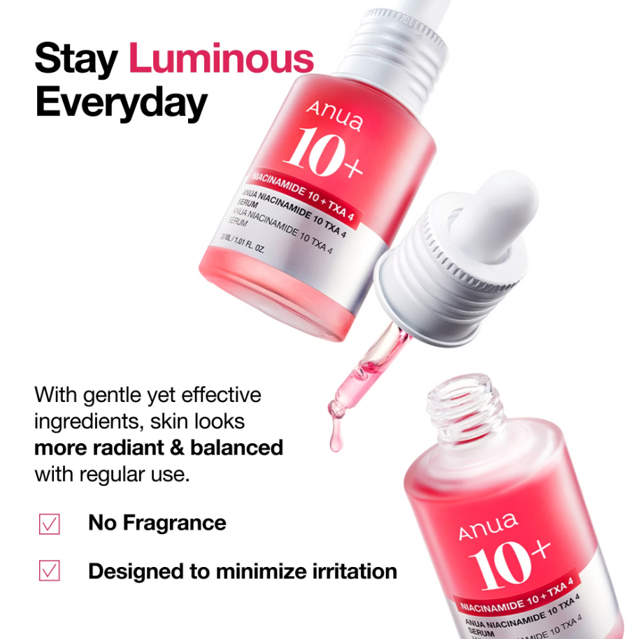 ANUA Niacinamide 10% + TXA 4% Dark Spot Correcting Serum 30ml