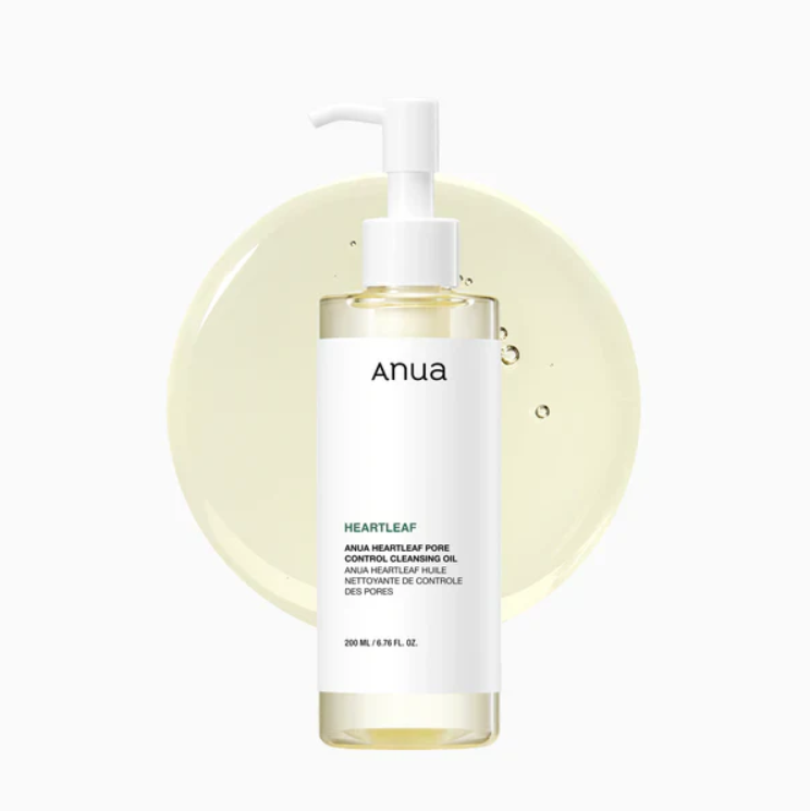 ANUA – Huile Nettoyante Démaquillante Heartleaf Pore Control – 200 ml
