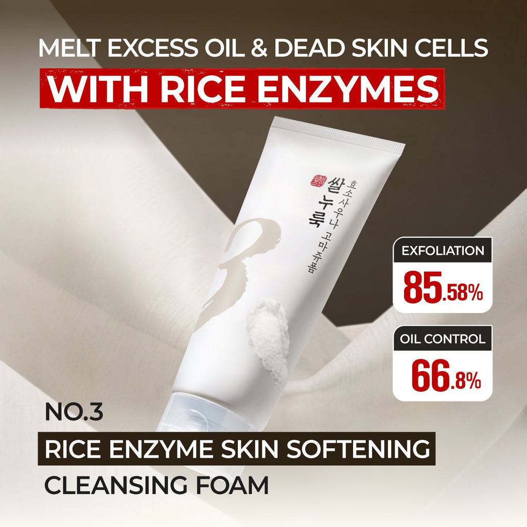 NUMBUZIN No.3 RICE ENZYME SKIN SOFTENING CLEANSING FOAM 170ML