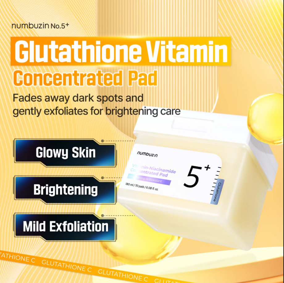 NUMBUZIN No.5 VITAMIN NIACINAMIDE CONCENTRATED PAD 70 PADS